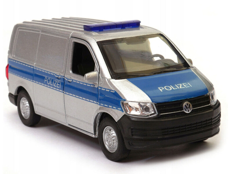 Welly Volkswagen Transporter T6 VAN 1:34 policejní